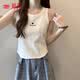 婷美吊带背心女春夏季宽松设计感气质外穿无袖t恤内搭打底鱼骨上衣潮