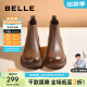 百丽（Belle）柔软法式切尔西靴女商场同款羊皮通勤短靴A2V1DDD3 棕色-单里 36 (230mm)