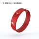C·PRIME BURN 能量健身手环平衡手环抗疲劳手链篮球运动装备情侣手链硅胶 冰球红（180mm）二代芯片