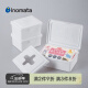 INOMATA 日本进口湿巾盒ins风家用客厅抽纸盒带盖口罩收纳盒 L号-单个装