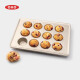 OXO不粘烘焙烤盘家用厨房工具面包饼干披萨盘 蛋糕烤盘 (12个)