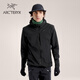 ARC'TERYX始祖鸟 PROTON HYBRID HOODY 防风 男子 滑雪保暖棉服 BLACK/黑色 L