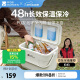 牧高笛（MOBIGARDEN）寒霜22L保温箱 户外露营大容量储物收纳保鲜箱 NX23684002 月影白