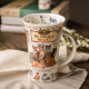 DUNOON 丹侬英国骨瓷杯 轻奢马克杯 世界大百科系列  水咖啡茶杯 礼盒装 猫的世界