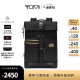 TUMI/途明DFO FREMONT男士卷顶双肩包双肩包电脑包【甄选惠享】 黑色拼卡其色