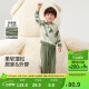 巴拉巴拉童装儿童套装冬季加厚摇粒绒男童家居服宝宝女童睡衣208424171205