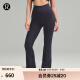 lululemon丨Groove Nulu™ 女士超高腰喇叭裤 芯吸 LW5FIXA 夜幕黑 S