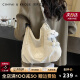 CinvaiKrose官网小c&k包包女包腋下包2025新款轻奢斜挎包送女友母亲节礼物 白色-CK女包生日礼物送女友