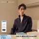 TOMMY HILFIGER男装纯棉通勤纯色立领拉链开衫合身针织毛衣外套78J9716 藏青色FAP M （推荐：135-150斤）
