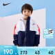 NIKE耐克小童装男童梭织夹克春秋儿童网眼透气上衣外套