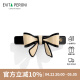 依慧达（Evita Peroni ）蝴蝶结发饰后脑勺发夹女气质一字夹马尾夹发卡生日礼物 米白色