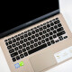升派（ESPL） 华硕笔记本电脑键盘保护贴膜 灵耀2代S14 S5300 Y5100U S4300U 【14寸】半透明黑色