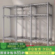 小匠材简易布衣柜卧室钢架结构出租房家用收纳置物柜耐用储物衣橱170长