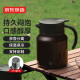 京东京造焖茶壶陶瓷内胆1L 茶水分离保温壶老白茶办公室泡茶闷泡壶