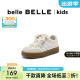 百丽（Belle）时尚拼色德训鞋女童商场同款休闲复古板鞋3791DC84 米银色 36码