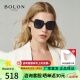 暴龙BOLON眼镜 新款偏光太阳镜女款 时尚蝶型大框墨镜 BL5028 【灰色渐进偏光】BL5028-C10