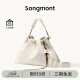 Songmont【文淇同款】山下有松百纳托特包大容量垃圾袋通勤流浪包 余墨白+烦尽牌包挂中号 现货