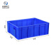米奇特工（Agents mickey）加厚塑料周转箱 零件盒元件盒 收纳箱物料盒收纳盒   蓝色410*310*145