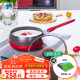 Kitchenart 韩国原装进口汤锅 家用炖锅导热快煮粥红色奶锅煮面锅煮燃气专用 韩国原装进口【1-2人适用】 18cm
