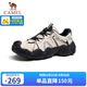 骆驼（CAMEL）【云山】网面户外徒步登山休闲丑萌鞋情侣 G15S076104 米白/黑 42