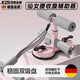 JCZS德国仰卧起坐辅助器卷腹拉力器绳家用健身器材瘦肚子固定脚运动腰 仰卧起坐辅助器【单吸双杠】粉色