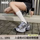 MIO【戚薇同款】米奥透气老爹鞋厚底增高休闲运动鞋轮胎鞋女鞋网面鞋 灰/白/黑色 37