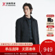 劲霸男装（K-Boxing）【一衣三穿】羽绒服尼克服短款翻领保暖兔毛可脱内胆外套BSNT4313 深兰 S (165)