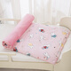 南极人（Nanjiren） 南极人幼儿园床垫儿童小褥子可拆洗婴儿棉花床褥垫子 草莓蛋糕兔（全棉+水晶绒） 丝棉芯60*120cm【垫套+垫芯】