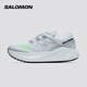 萨洛蒙（Salomon）男款 户外运动轻量舒缓减震包裹跑步路跑鞋 AERO GLIDE 3 GRAVEL 白色 478694 40 (UK6.5丨 40)