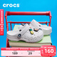 卡骆驰crocs贝雅儿童洞洞鞋男女童户外包头沙滩鞋拖鞋/207013/207012 白色-100 35 (215mm)