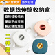 京川旭数据线耳机整理绕线器收纳盒充电线整理神器迷你便携防缠绕线整理卷线扣收纳固定集线整理盒 便携收纳理线器 北欧蓝（2盒装）