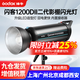 神牛（Godox） 闪客600DII 400DII二代高速闪光灯800DII摄影灯套装600W人像摄影棚拍照灯影室柔光闪光灯 闪客1200DII二代单灯标配 官方标配