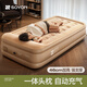 速营自动充气床垫打地铺家用2025新款户外便携露营床垫单人气垫床 【46CM高】卡其单人【自带头枕】【抑菌面料】