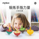 弥鹿（MiDeer）儿童彩色旋转手动幼儿园木质玩具男孩女孩水果款迷你小陀螺4只装儿童节礼物