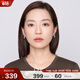 白岚白贝耳圈925银耳环女时尚精致小众气质感饰品生日礼物送老婆