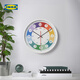 宜家（IKEA）KORVTRAD科夫特莱挂钟家用彩色墙面儿童静音卧室 挂钟多色28cm