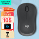 罗技（Logitech）罗技M240无线蓝牙鼠标 静音轻音商务办公人体工学设计便携平板适用（Mac/iPad/笔记本）M221升级版 M240 黑