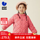 迷你巴拉【三防】迷你巴拉巴拉男女童保暖棉服秋冬降温便服棉衣轻薄外套 粉橙 140