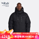 Rab秋冬男800篷Batura高山羽绒服鹅绒运动防风抗撕耐磨450g  QDB-43 黑色(New) L