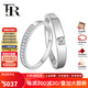 FR钻石对戒pt950铂金戒指求婚钻戒白金钻石戒指情侣款男女结婚520礼 铂金对戒 请备注指圈号或联系在线客服