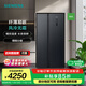 西门子（SIEMENS）502升对开门双开门变频家用大容量电冰箱  超薄机身 风冷无霜 精细分储 曜钢黑 支持国家补贴 KA95V2138C