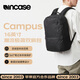 INCASECampus笔记本电脑包苹果M3/4背包MacBook联想华为小米苹果配件极简轻盈都市通勤双肩包16英寸黑色