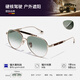 Benywoods德国开车驾驶高级感墨镜男士可配有度数近视镜片方框渐变色太阳镜 【硬核驾驶】铂金绿（7537） 【平光】  蔡司悦慕1.50(渐变+防油污+防反射)