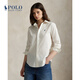 Polo Ralph Lauren 拉夫劳伦  女装 25年早秋经典版斜纹棉布衬衫RL27078 101-米色 XXS
