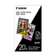 佳能（Canon） 瞬彩PV123手机照片打印机迷你口袋随身热升华蓝牙NCF便携打印机 ZP2030顺彩相片纸5盒(100张） .
