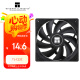 Thermalright(利民) TL-C12C 黑色12cm入门级风压扇 经典磁稳S-FDB轴承 50CM 4PIN串接PWM接头 1550转速