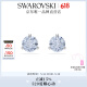 施华洛世奇（SWAROVSKI）耳钉耳环耳饰女度假风轻奢小众送女友生日礼物女 Solitaire蓝色 5725002