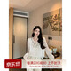 KINGUSEFULNATUAL重工V领蕾丝衬衫女夏季新款2025设计感气质时尚名媛长袖上衣星霜 珠光米白上衣 M