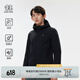 KOLON SPORT/可隆软壳夹克 男子户外连帽拉绒防风防泼水保暖外套- LHJK4WN163-BK 黑色 2XL 185/104A