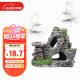 燕之雁 树脂假山 鱼缸造景装饰摆件 环保材料 假石躲避洞 9.5cm